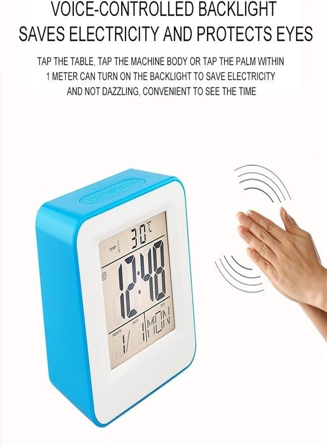 TEMIX Digital Mini Desk & Shelf Tempreature, Calendar Display Clocks for Home & Office Clocks - Image 4